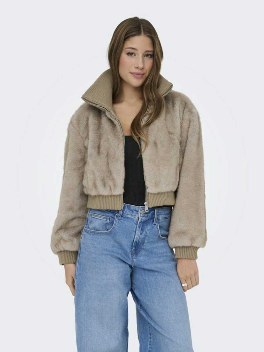 Only Wıckı Lıfe Fur Rıb Kadın Ceket 15349157 - 2