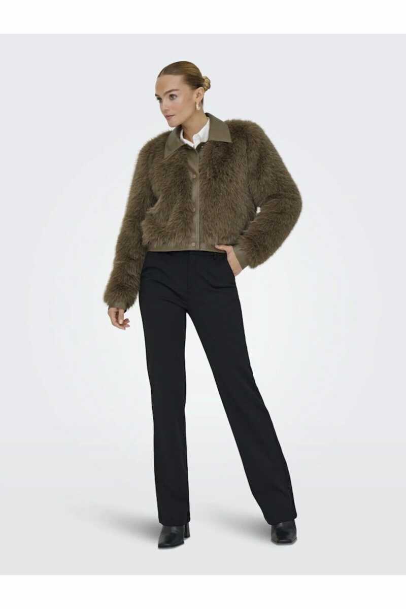 Only Yumı Lıfe Faux Fur Kadın Ceket 15356776 - Only (1)