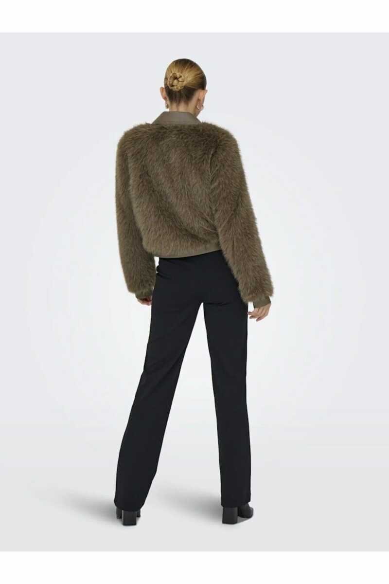 Only Yumı Lıfe Faux Fur Kadın Ceket 15356776 - 5
