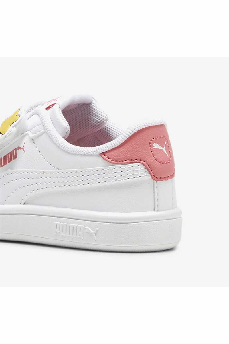 Puma Smash 3.0 Badges V Ps Kız Çocuk Ayakkabı 39728601 - 4