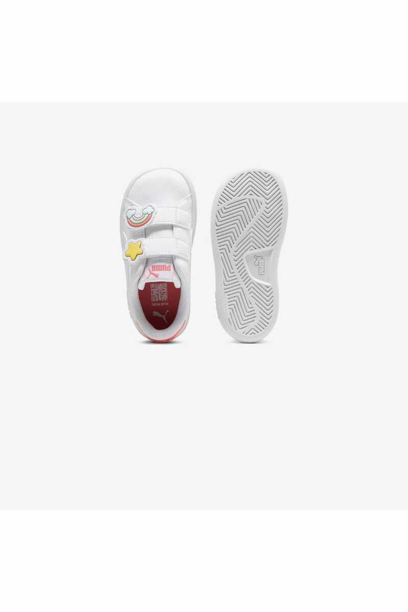 Puma Smash 3.0 Badges V Ps Kız Çocuk Ayakkabı 39728601 - 5