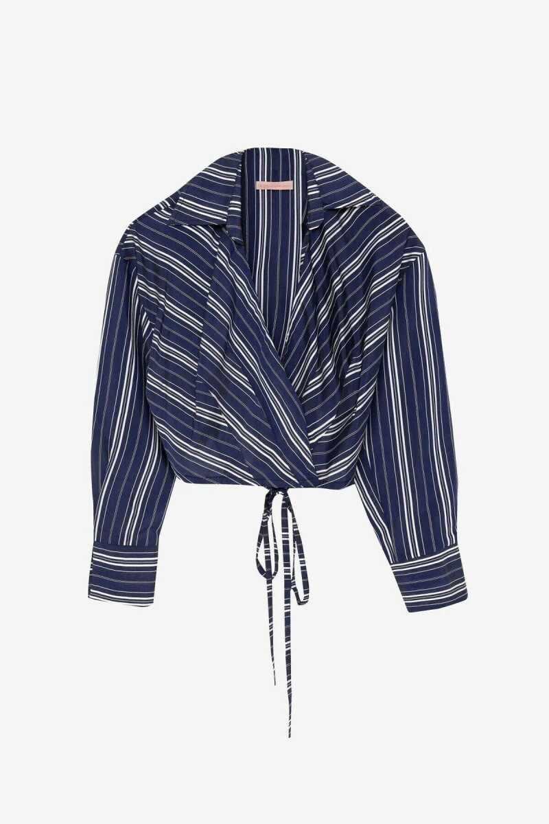 Quzu Bağlama Detaylı Bluz - Quzu