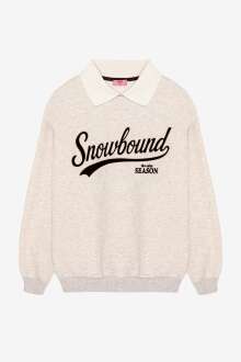 Quzu Baskı Detaylı Kadın Sweatshirt 