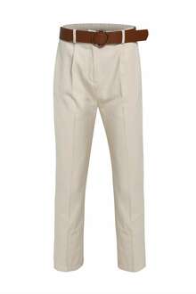 Quzu Beli Kemerli Kadın Pantolon 