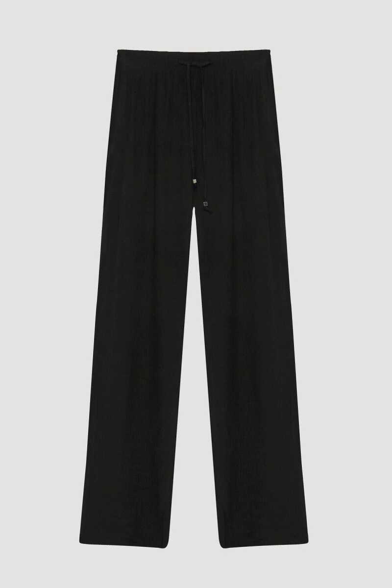 Quzu Beli Lastikli Bol Kadın Pantolon 25YPNT00382 - 1