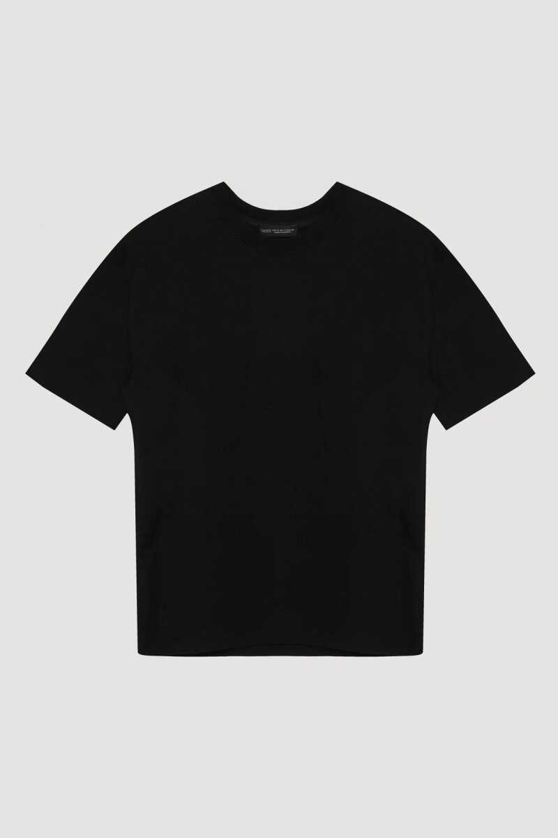 Quzu Bisiklet Yaka Düz Kadın T-shirt 25YTSH00186 - 1