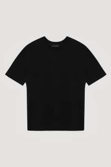 Quzu Bisiklet Yaka Düz Kadın T-shirt 25YTSH00186