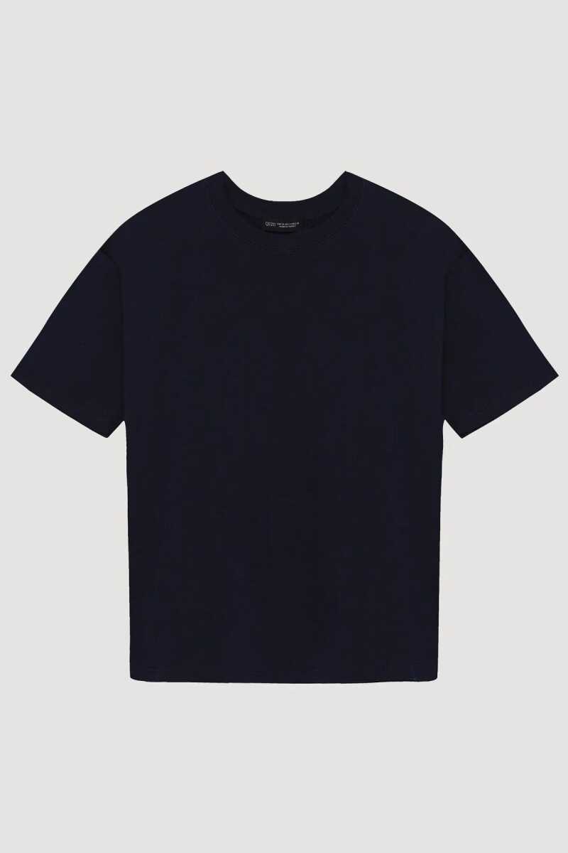 Quzu Bisiklet Yaka Düz Kadın T-shirt 25YTSH00186 - 1