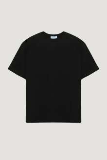 Quzu Bisiklet Yaka Düz Kadın T-shirt 25YTSH00706