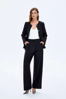 Quzu Bol Paça Kadın Pantolon 