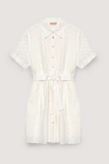 Quzu Brodeli Kısa Kollu Elbise 25YELB00534 