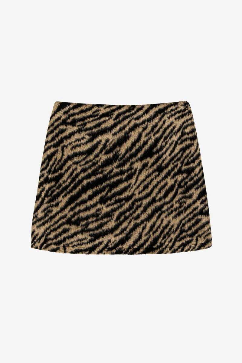 Quzu Desenli Etek - Quzu (1)