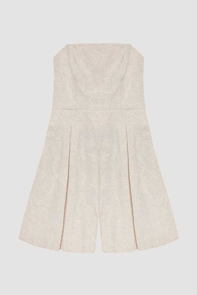 Quzu Desenli Straplez Tulum - Quzu (1)