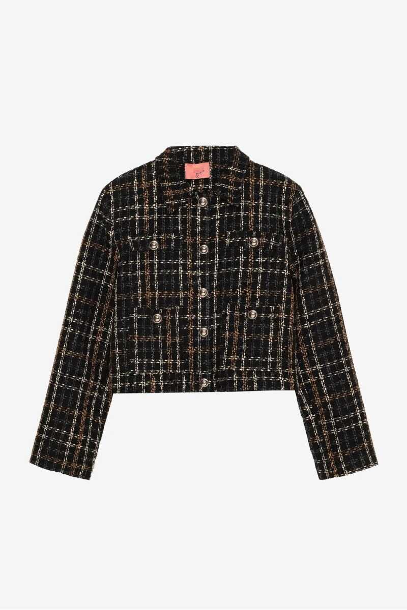 Quzu Düğme Detaylı Kadın Ceket - Quzu