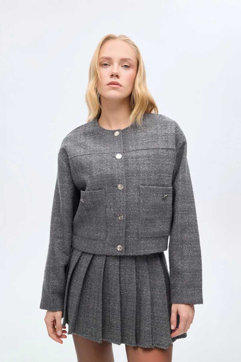 Quzu Düğme Detaylı Kadın Ceket - Quzu