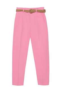 Quzu Hasır Kemerli Kadın Pantolon 