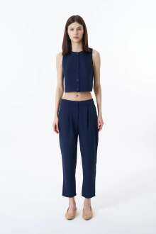 Quzu Kemer Detaylı Kadın Pantolon 