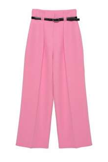 Quzu Kemer Detaylı Kadın Pantolon 