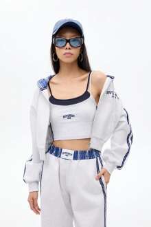 Quzu Kumaş Matchli Kadın Sweatshirt 