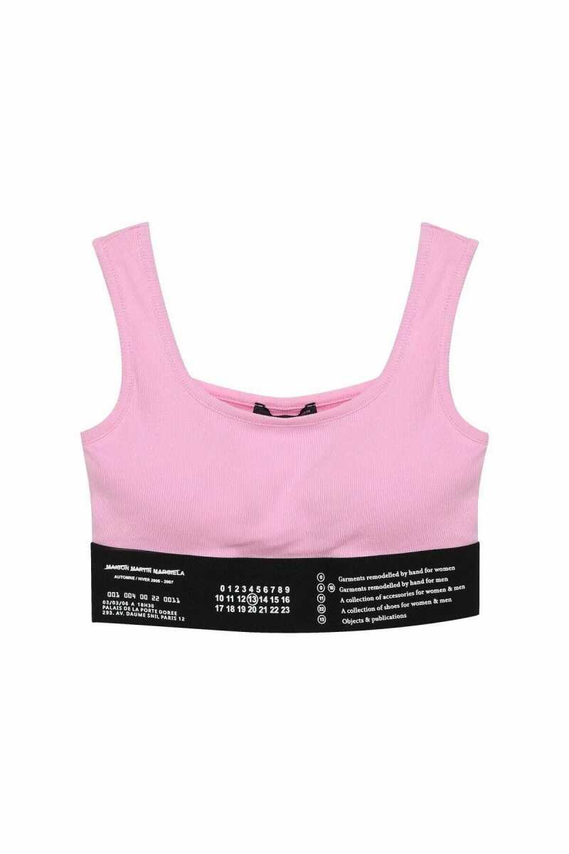 Quzu Lastik Detaylı Crop Top Kadın Atlet - 1