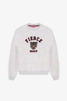 Quzu Nakış Detaylı Kadın Sweatshirt 
