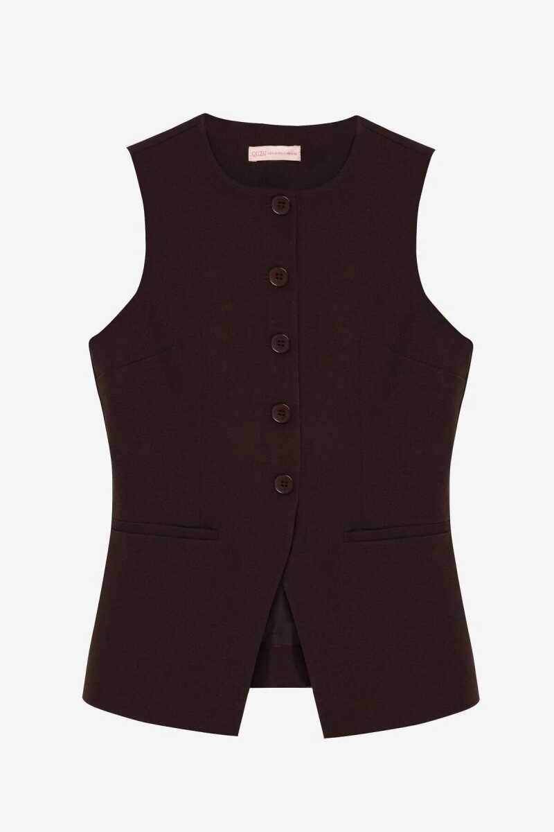 Quzu Önü Düğmeli Kadın Yelek