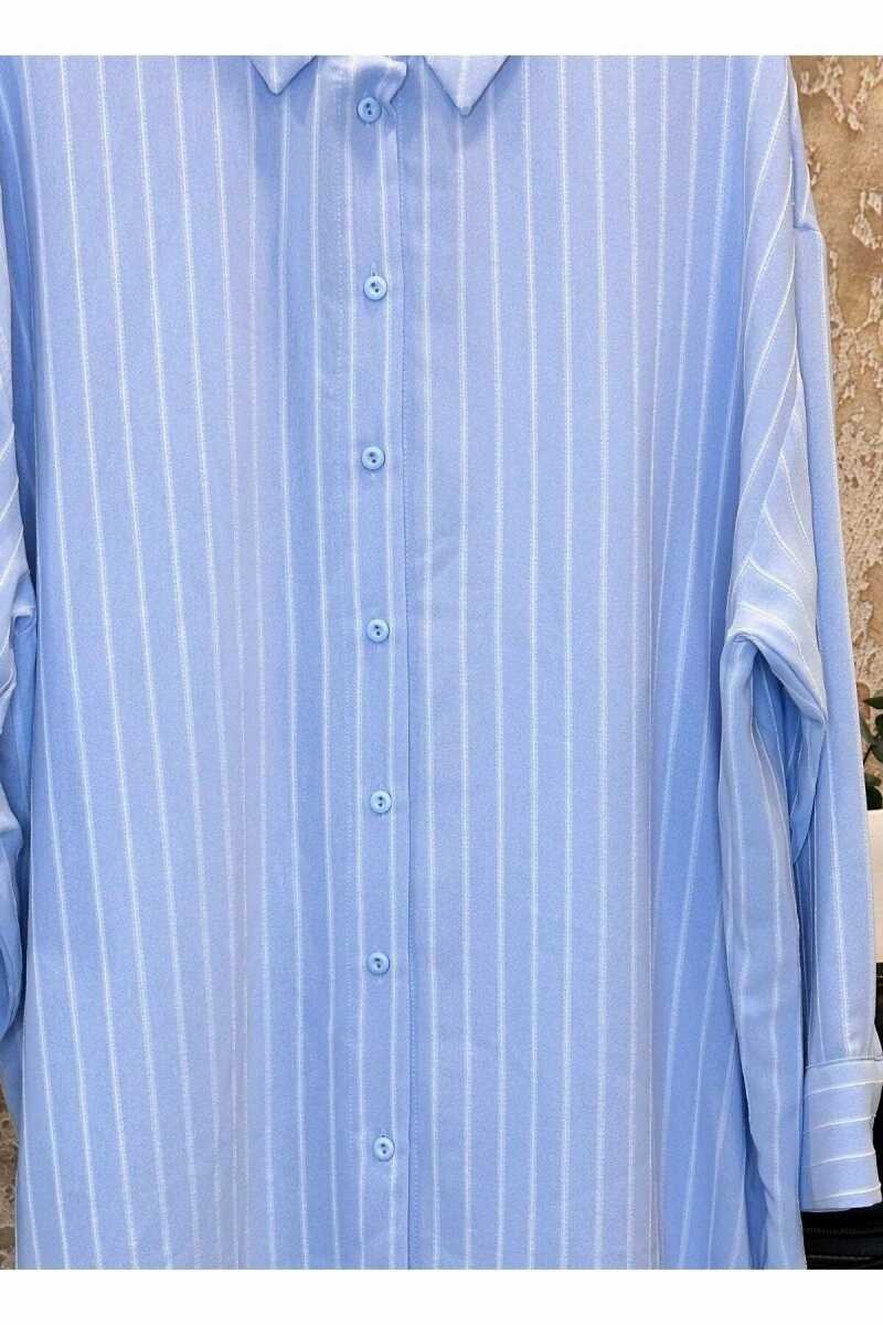 Quzu Oversize Kadın Gömlek 25YGML00477 - 2