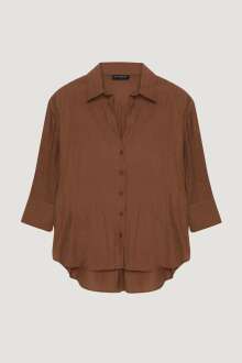 Quzu Oversize Kadın Gömlek 