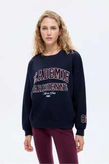 Quzu Şerit Detaylı Kadın Sweatshirt 26KSWT00754 