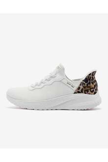 Skechers Bobs Squad Chaos Seize The Hour Kadın Ayakkabı 117499 WHT 