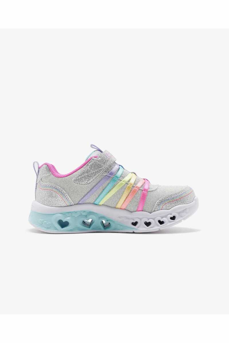 Skechers Flutter Heart Lights Rainbow Bestie Çocuk Ayakkabı 303252L SMLT - 2