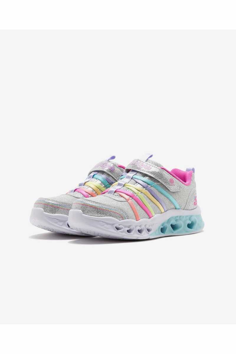 Skechers Flutter Heart Lights Rainbow Bestie Çocuk Ayakkabı 303252L SMLT - 3