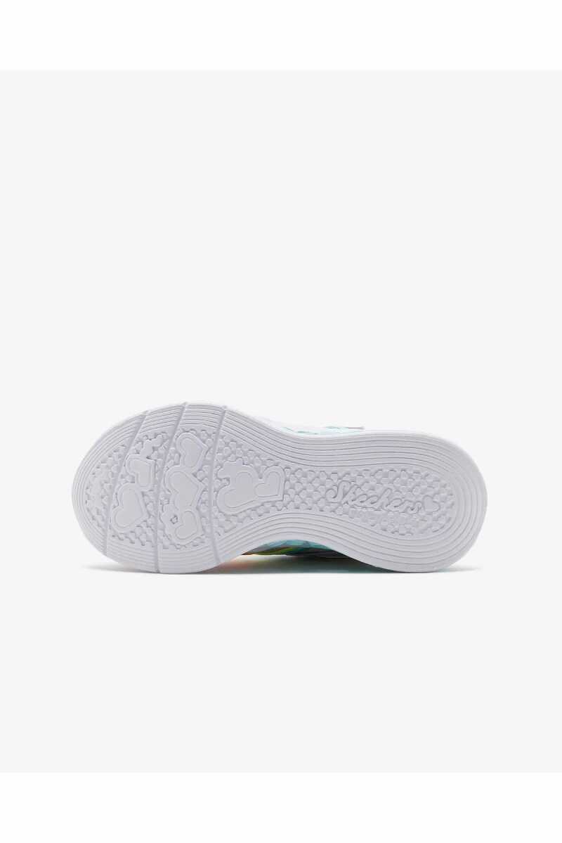 Skechers Flutter Heart Lights Rainbow Bestie Çocuk Ayakkabı 303252L SMLT - 4