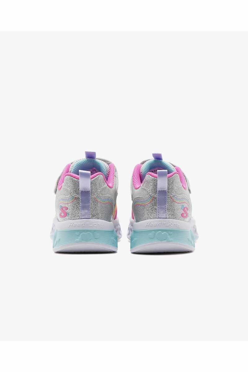 Skechers Flutter Heart Lights Rainbow Bestie Çocuk Ayakkabı 303252L SMLT - 5