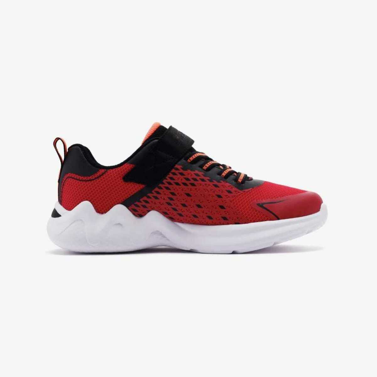 Skechers Wave Tek Çocuk Ayakkabı 403992L RDBK - 4