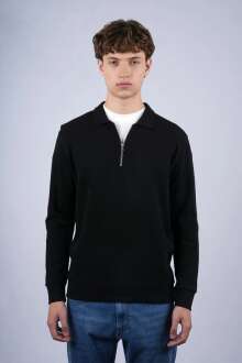 Jsco 6530 Js Polo Yaka Fermuarlı Waffle Erkek Sweat