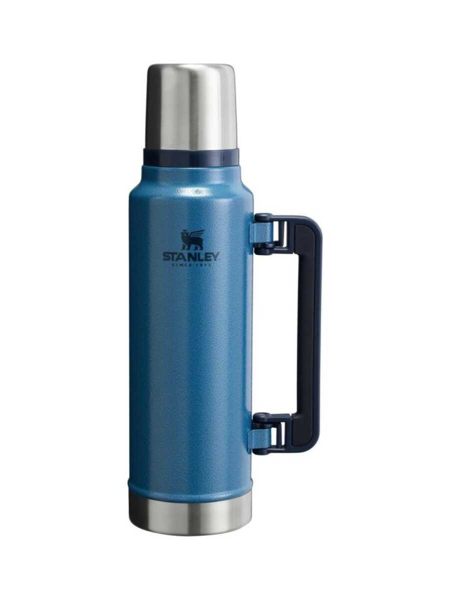 Stanley 1.5 QT Klasik Vakumlu Çelik Termos 1.4 Lt 1,4 LT - Koyu Mavi 10-08265-028 - 2