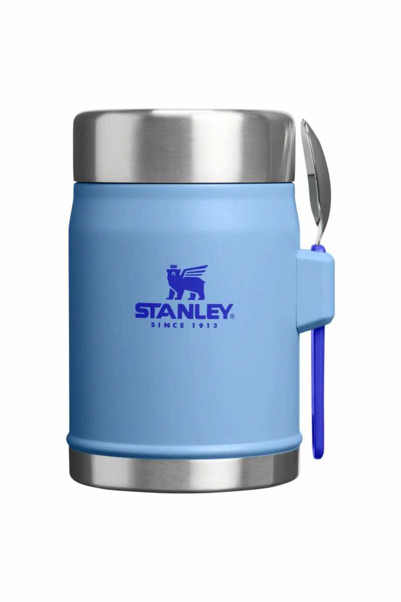 Stanley Classic Legendary Kaşıklı Yemek Termosu | 0.4L / 14Oz Mavi 10-11353-0113 - 1
