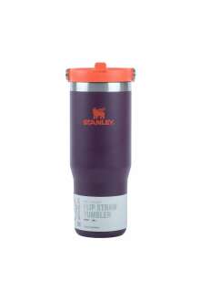 Stanley Classic IceFlow™ Flip Straw Tumbler Plum Eu Pipetli Termos | 0.89L / 30Oz Mor 10-09993-538