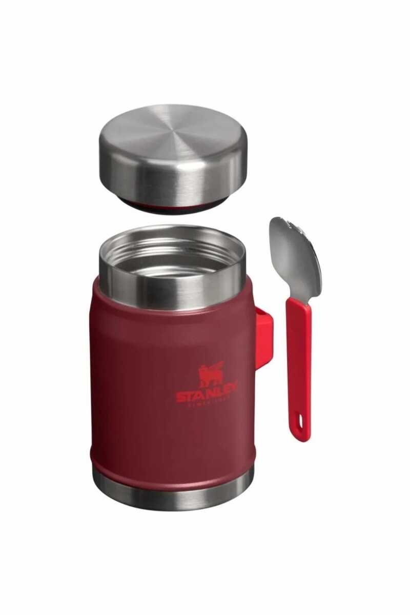 Stanley Classic The Legendary Food Jar+Spork Kaşıklı Yemek Termosu | 0.4L / 14oz Kırmızı 10-09382-112 - 3