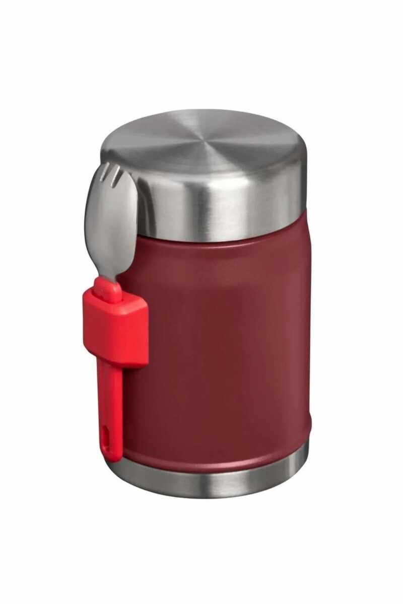 Stanley Classic The Legendary Food Jar+Spork Kaşıklı Yemek Termosu | 0.4L / 14oz Kırmızı 10-09382-112 - 4