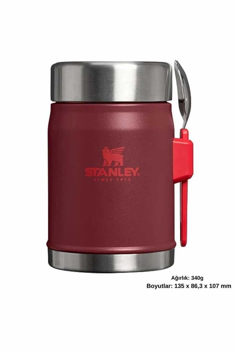 Stanley Classic The Legendary Food Jar+Spork Kaşıklı Yemek Termosu | 0.4L / 14oz Kırmızı 10-09382-112 - 5