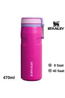 Stanley The IceFlow Alght Twist Flip Termos 0.47 LT / 16oz Pembe 10-12106-179 