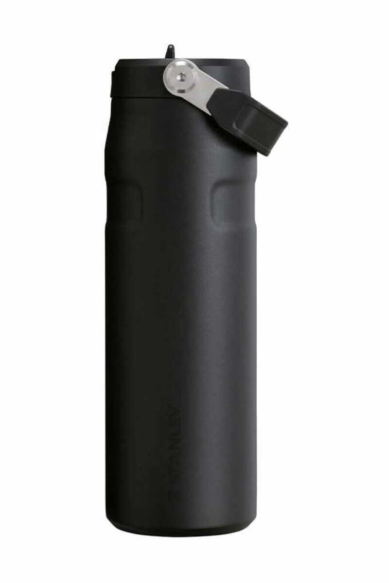 Stanley The IceFlow™ Bottle Flip Straw Pipetli Termos Bardak 2.0 0,70 LT / 24oz Siyah 10-11283-143 - Stanley