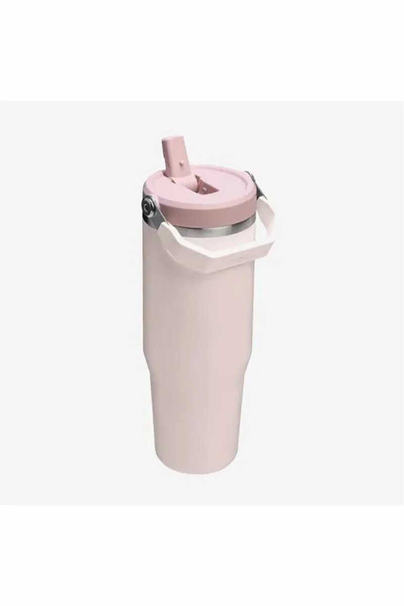Stanley The IceFlow™  Flip Straw 2.0 Pipetli Termos Bardak 0,89 LT / 30Oz Pembe 10-12043-070 (1)
