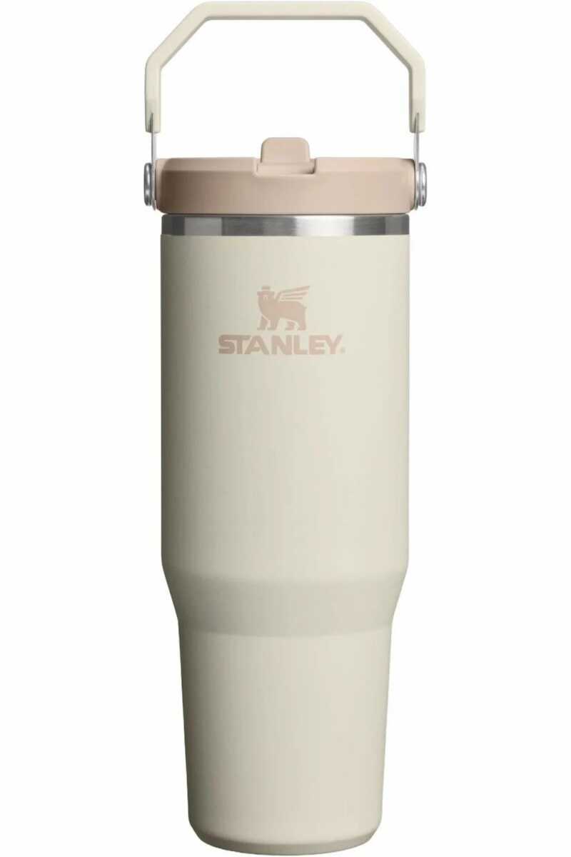 Stanley The IceFlow Flip Straw 2.0 Pipetli Termos Bardak 0,89 LT Bej 10-13424-0197 - 1