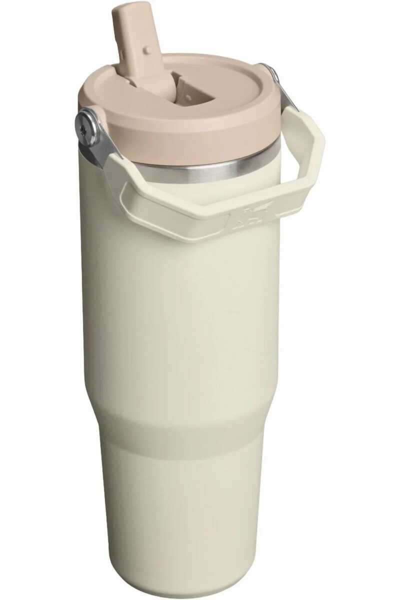 Stanley The IceFlow Flip Straw 2.0 Pipetli Termos Bardak 0,89 LT Bej 10-13424-0197 - 2