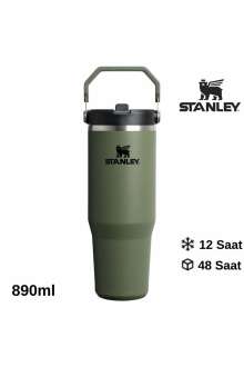 Stanley The IceFlow™ Flip Straw 2.0 Tumbler 0.89L / 30Oz Haki 10-12043-077 