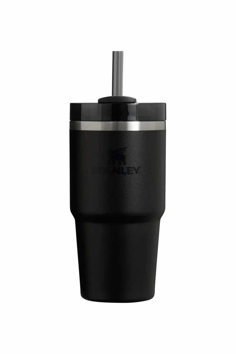 Stanley The Quencher H2.O Flowstate™ Tumbler Pipetli Termos Bardak 0.59 Lt / 20Oz Siyah 10-10826-305