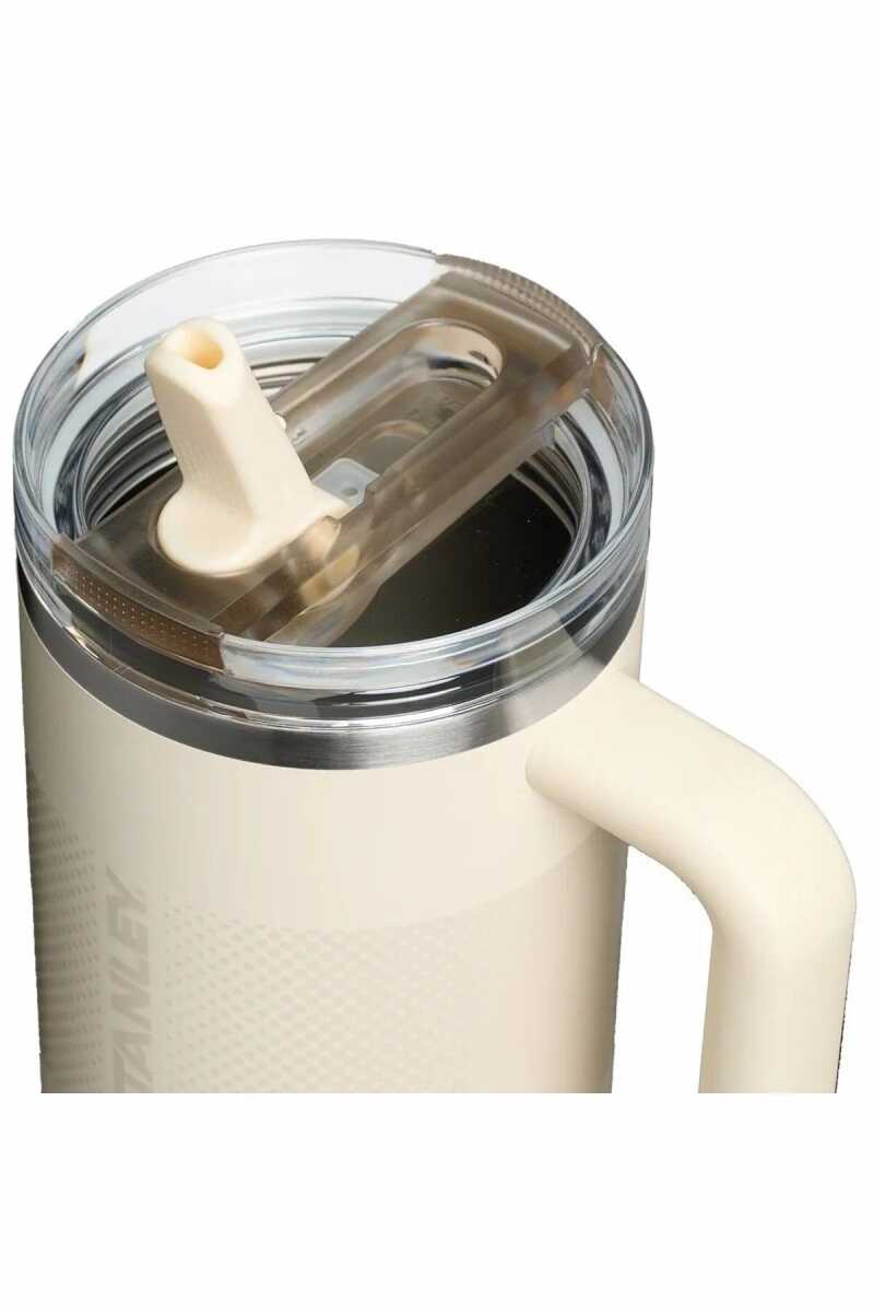 Stanley The Quencher ProTour Flip Straw Tumbler Pipetli Termos 1,18 LT / 40oz Krem 10-12486-099 - Stanley (1)